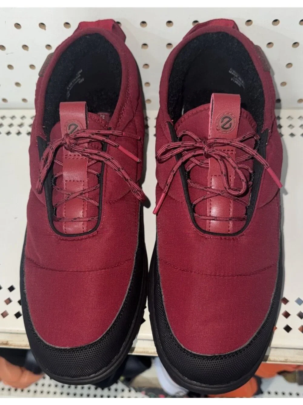 Cole Haan Generation Zerogrand Rec Mid Mens Faux Fur Lined Slippers Size 12 Red